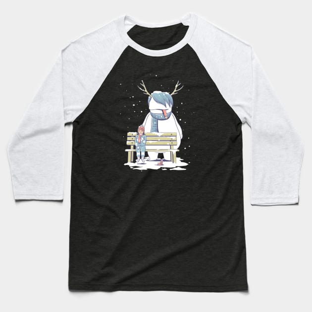 Yummy Baseball T-Shirt by flyingmouse365